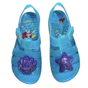 Crocs Disney Kids The Little Mermaid Flexible Isabella Sandals Hook & Loop J3